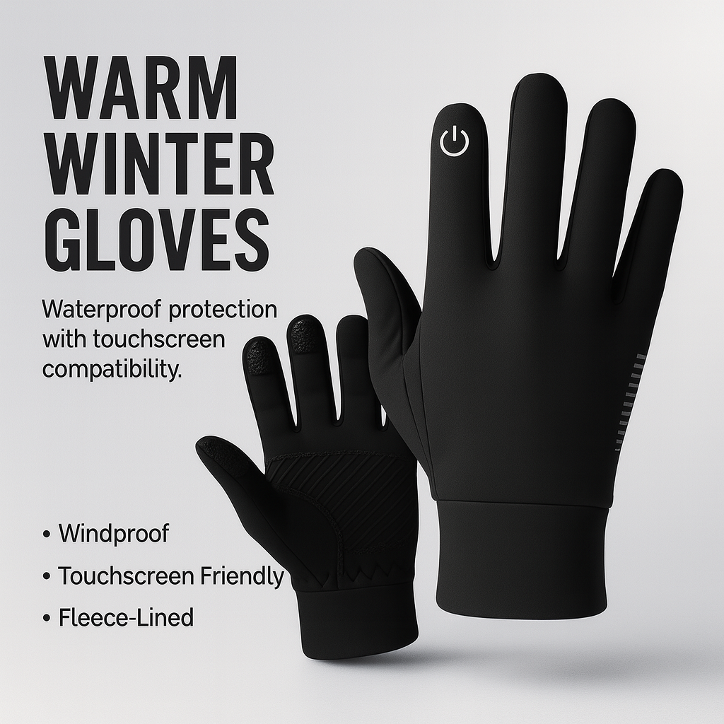Winter Gloves Women Men Ski Snow Gloves Liner Thermal Warm Touch Screen.