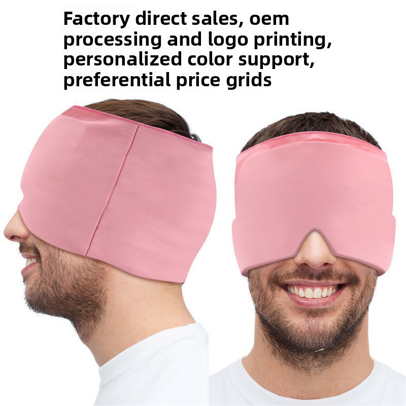 Migraine Relief Cap, Soothing Headache Ice Face Mask Products, Hot and Cold Therapy.