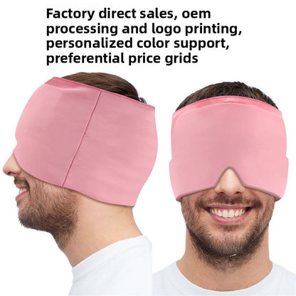 Migraine Relief Cap, Soothing Headache Ice Face Mask Products, Hot and Cold Therapy.